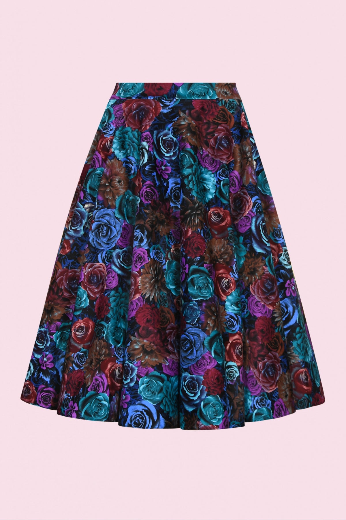 Aspen Print Circle Swing Skirt