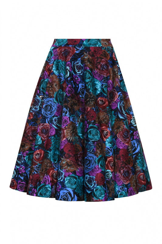 Aspen Print Circle Swing Skirt