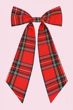 Large Tartan Hair Bow