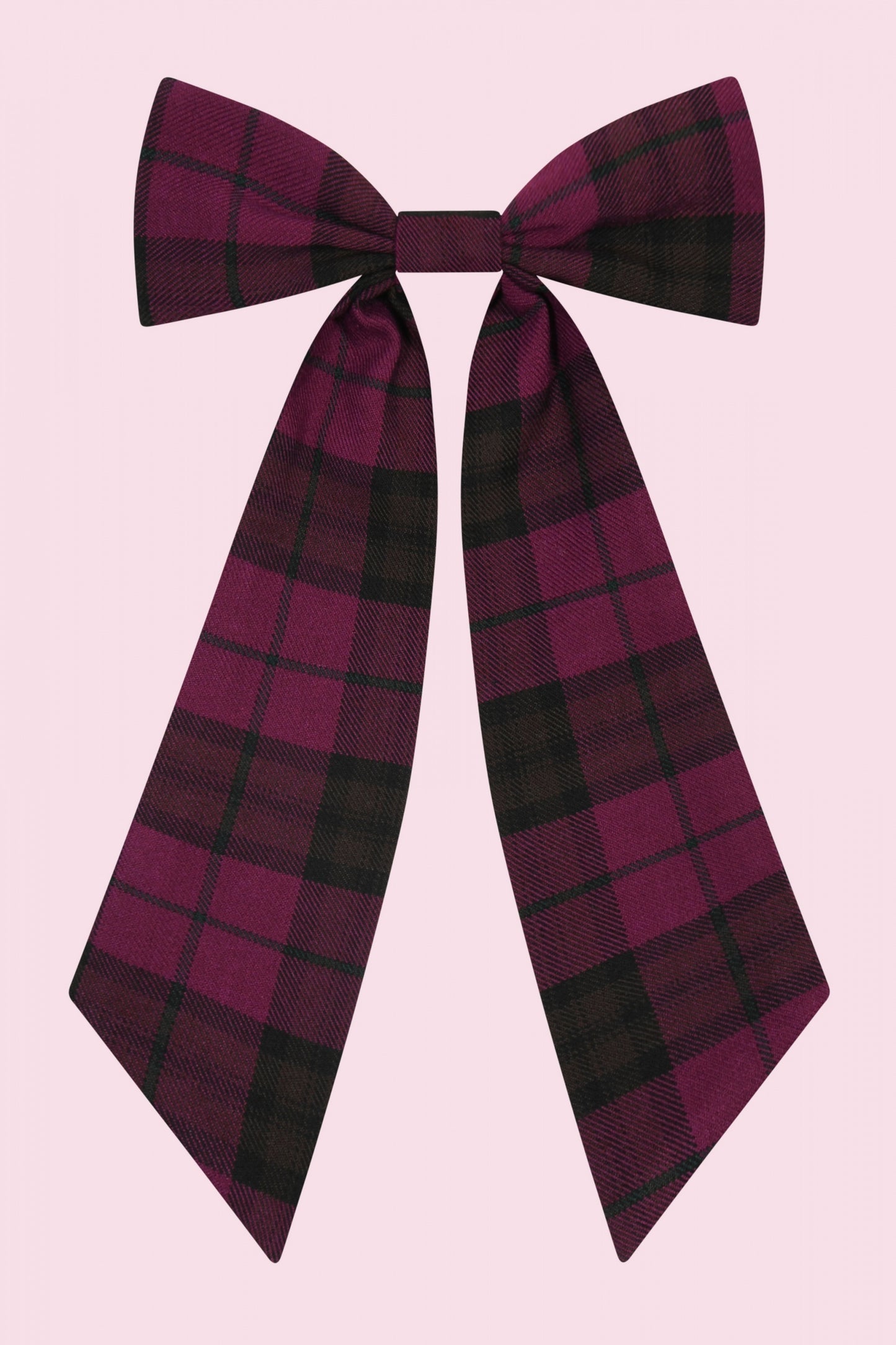 Large Tartan Hair Bow