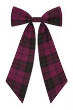 Large Tartan Hair Bow