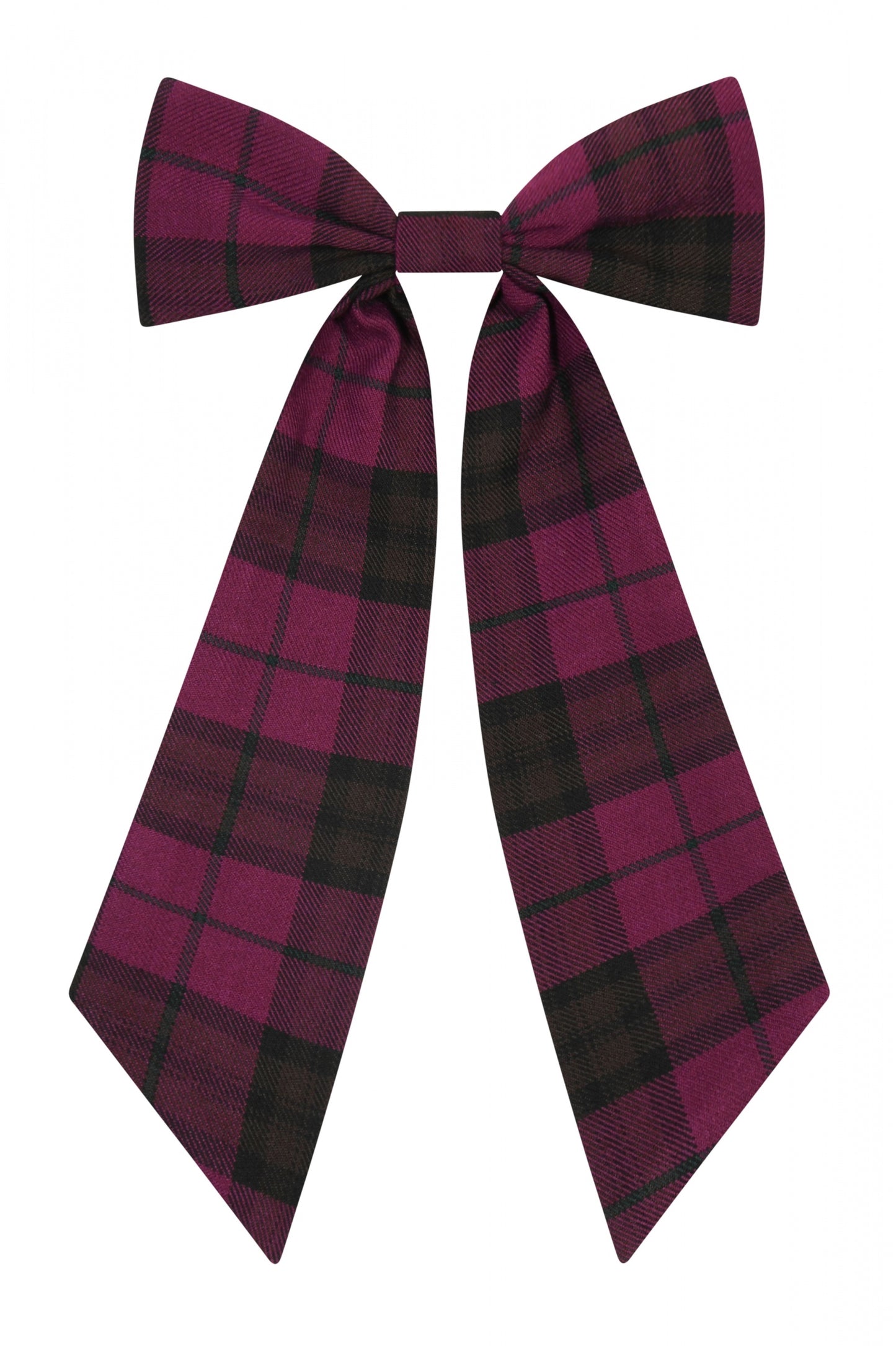 Large Tartan Hair Bow