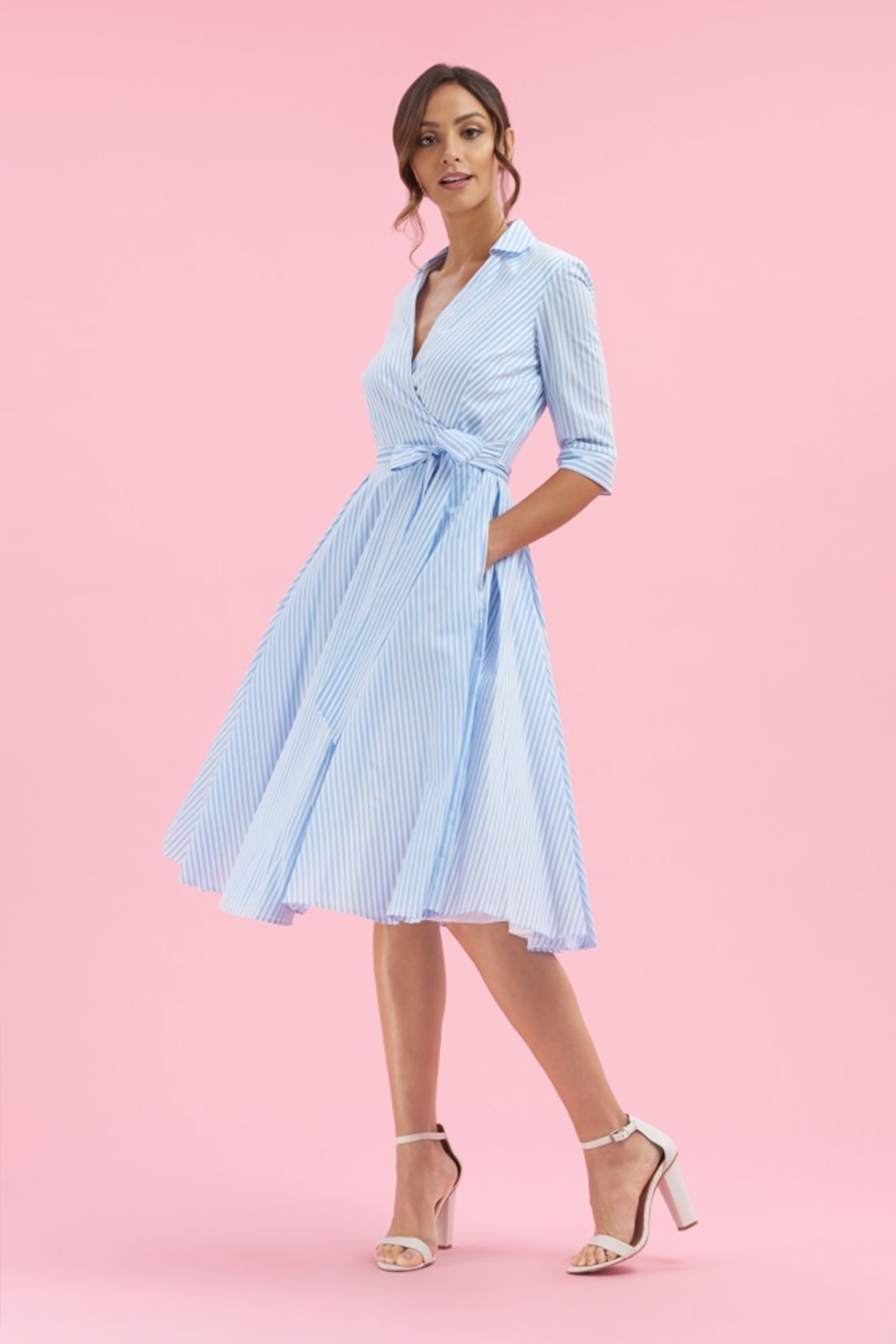 Taylor Wrap Midi Dress