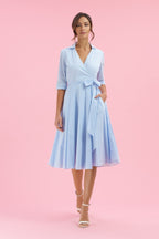 Taylor Wrap Midi Dress