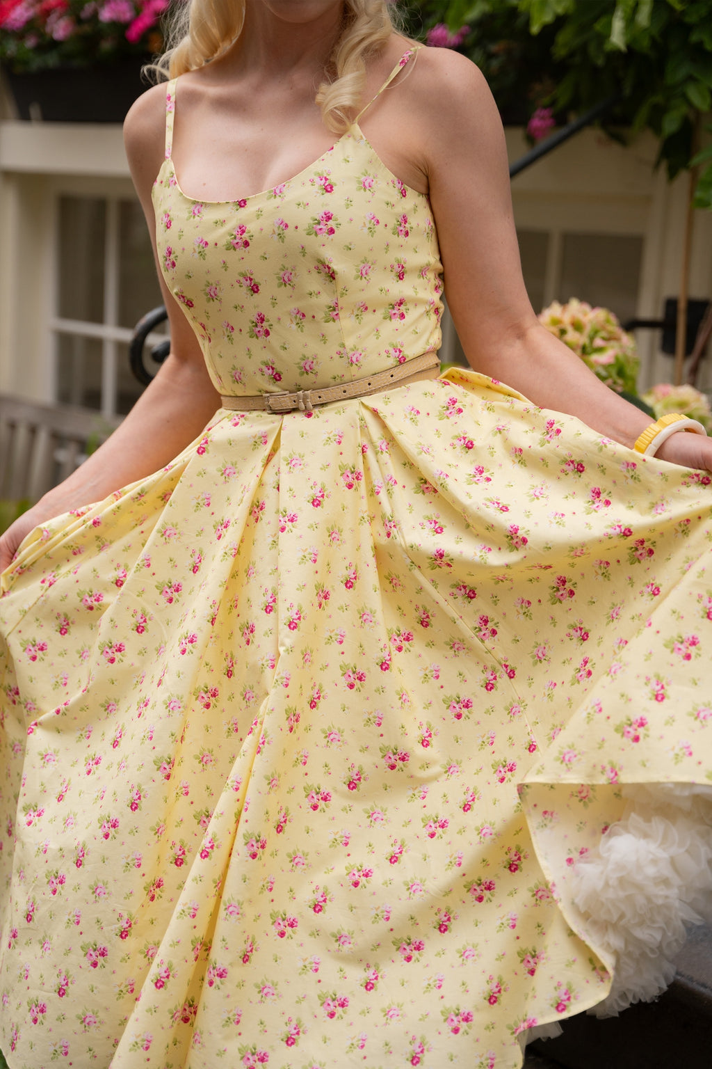 Priscilla Ditsy Midi Dress