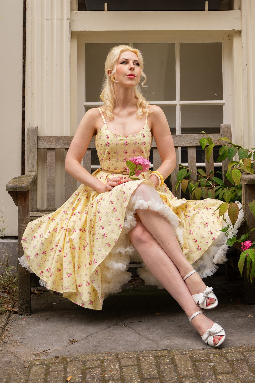Priscilla Ditsy Midi Dress