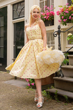 Priscilla Ditsy Midi Dress