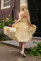 Priscilla Ditsy Midi Dress