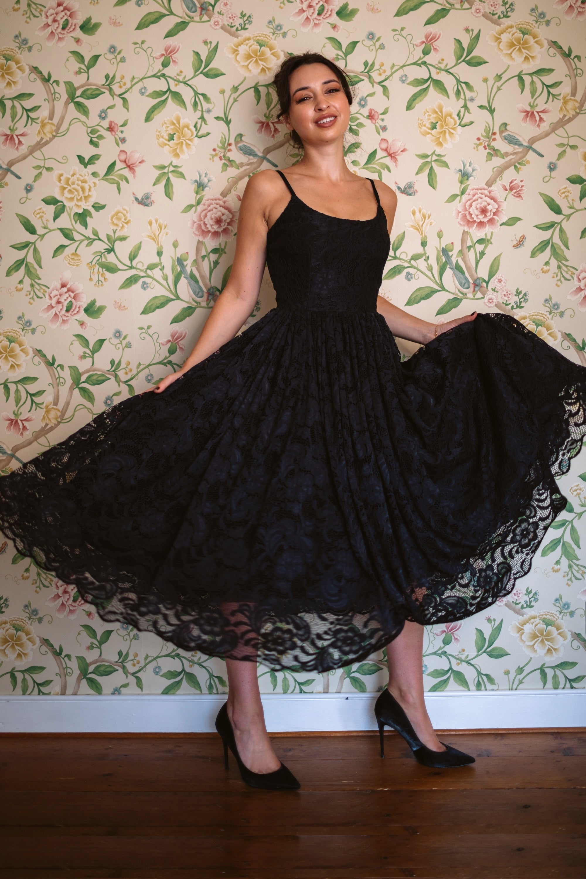 Priscilla Lace Prom Dress
