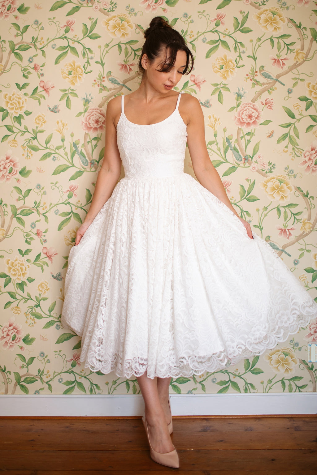 Priscilla Lace Prom Dress
