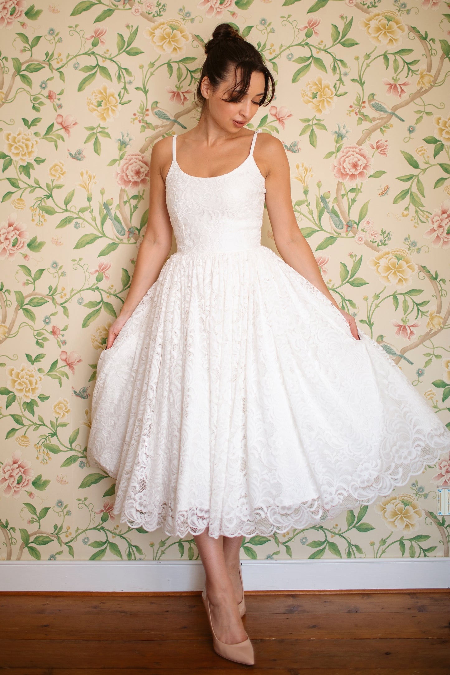 Priscilla Lace Prom Dress