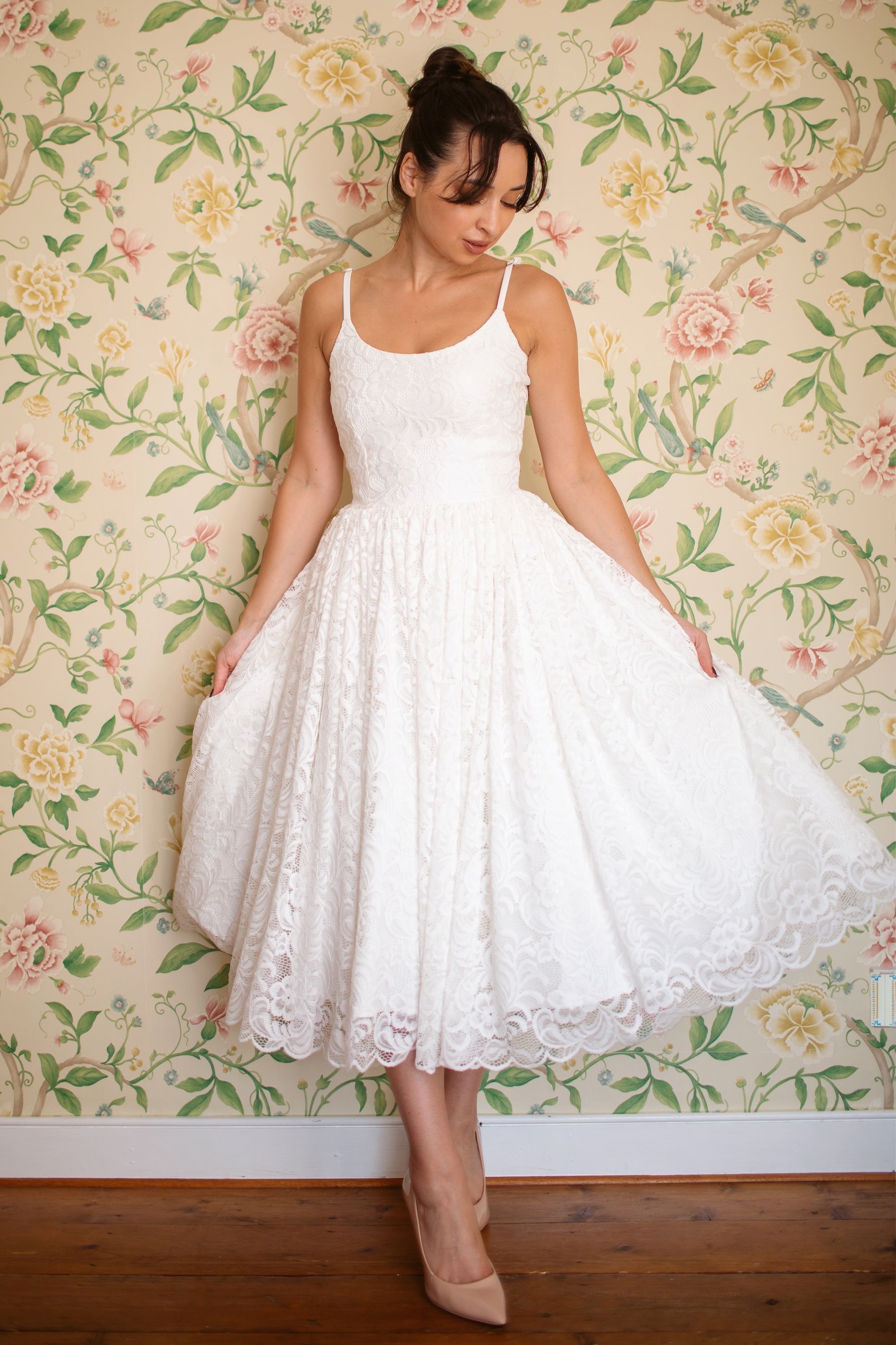 Priscilla Lace Prom Dress