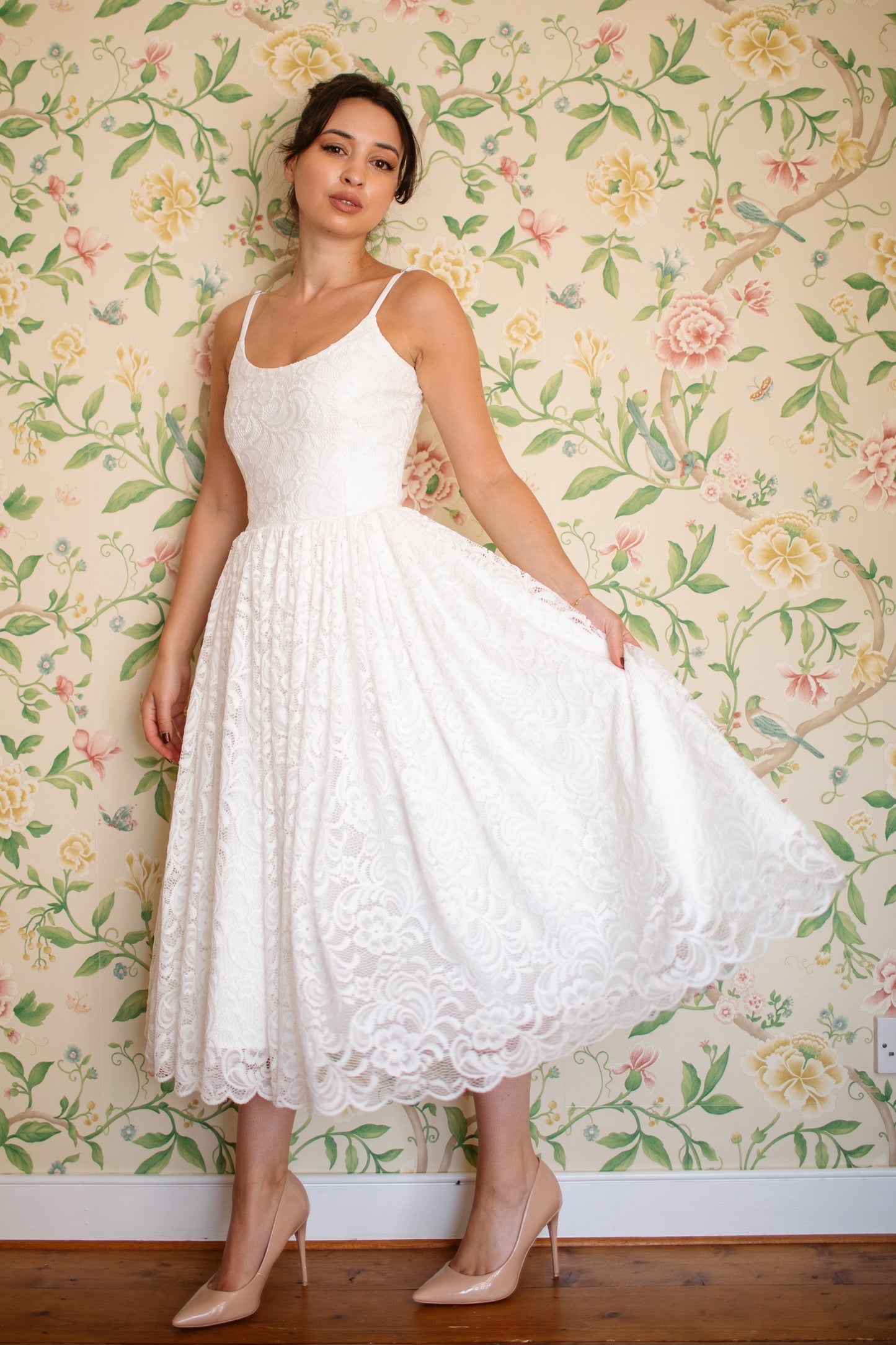 Priscilla Lace Prom Dress
