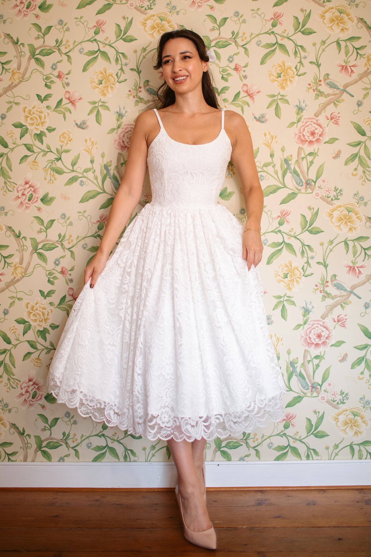 Priscilla Lace Prom Dress