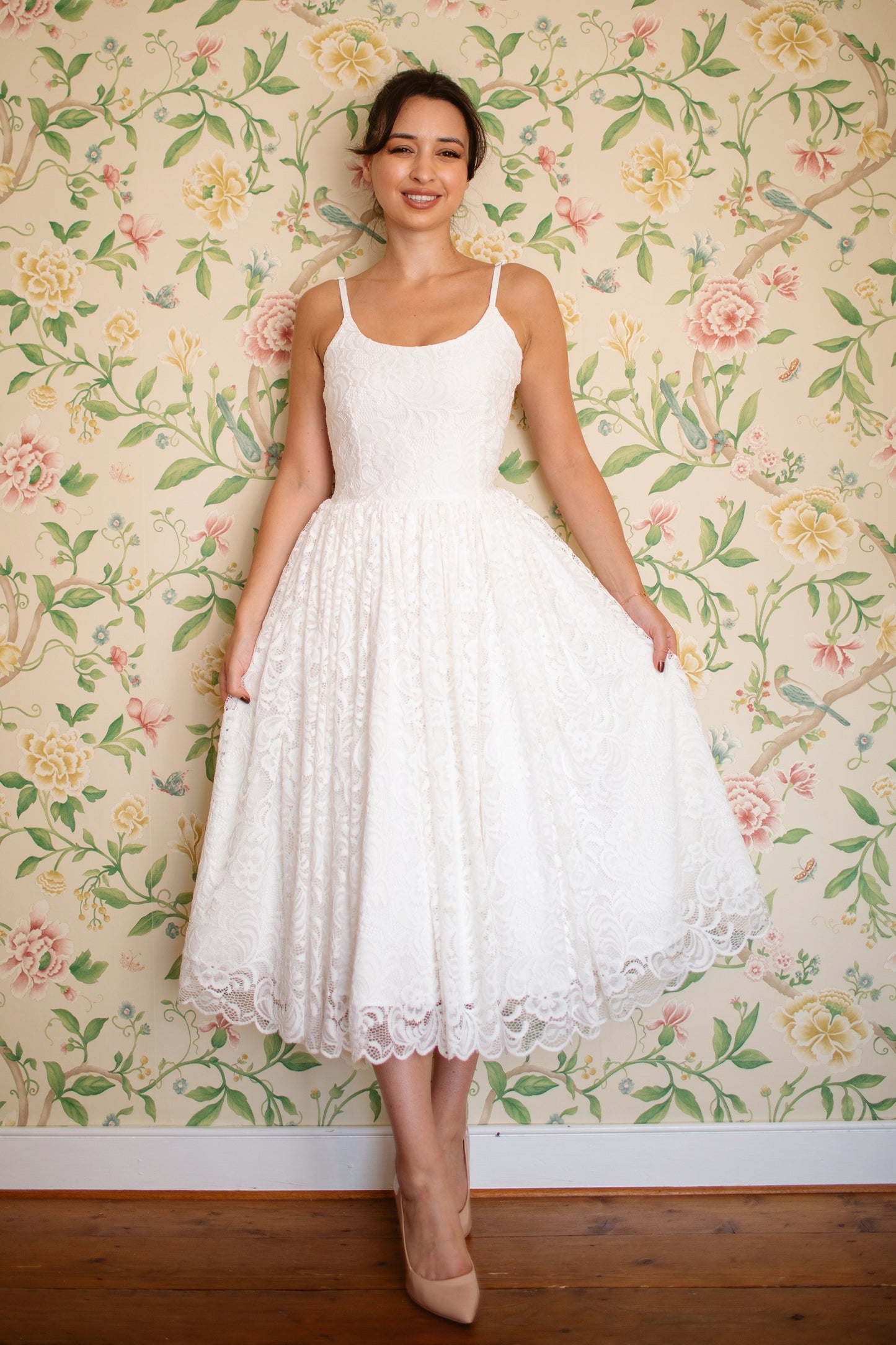 Priscilla Lace Prom Dress