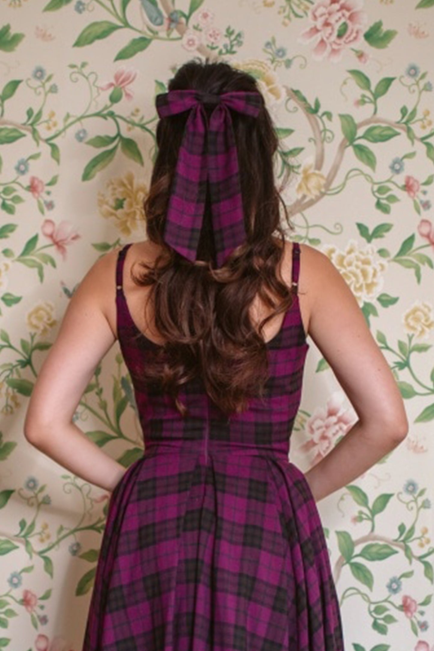 Large Tartan Hair Bow