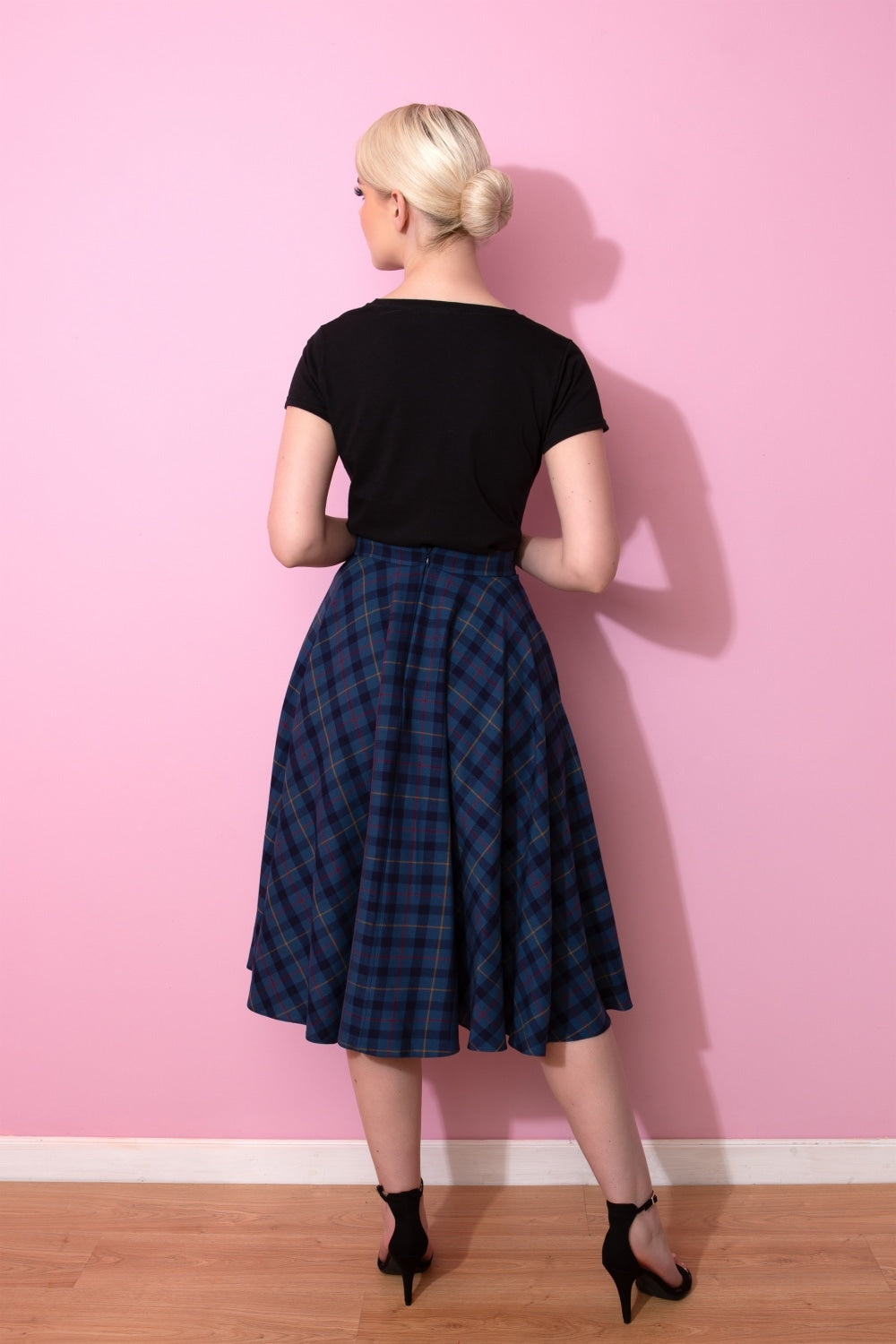 TPDC Tartan Circle Midi Skirt
