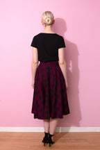 TPDC Tartan Circle Midi Skirt