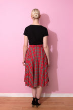 TPDC Tartan Circle Midi Skirt