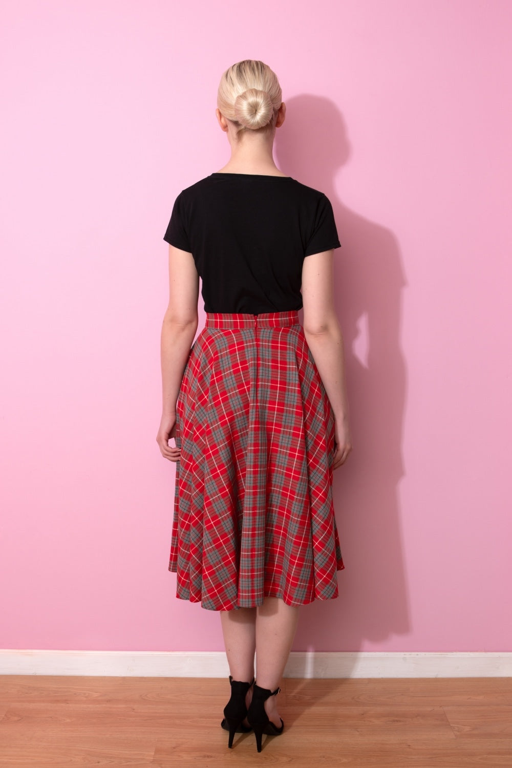 TPDC Tartan Circle Midi Skirt