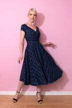 Hourglass Tartan Swing Dress