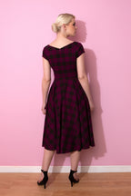 Hourglass Tartan Swing Dress