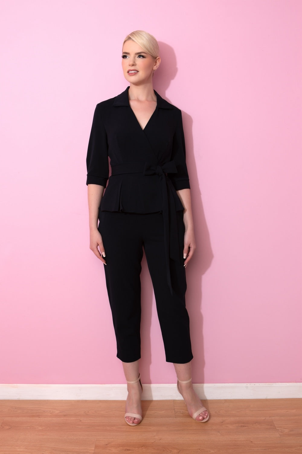 Cigarette Pants in Stretch Twill