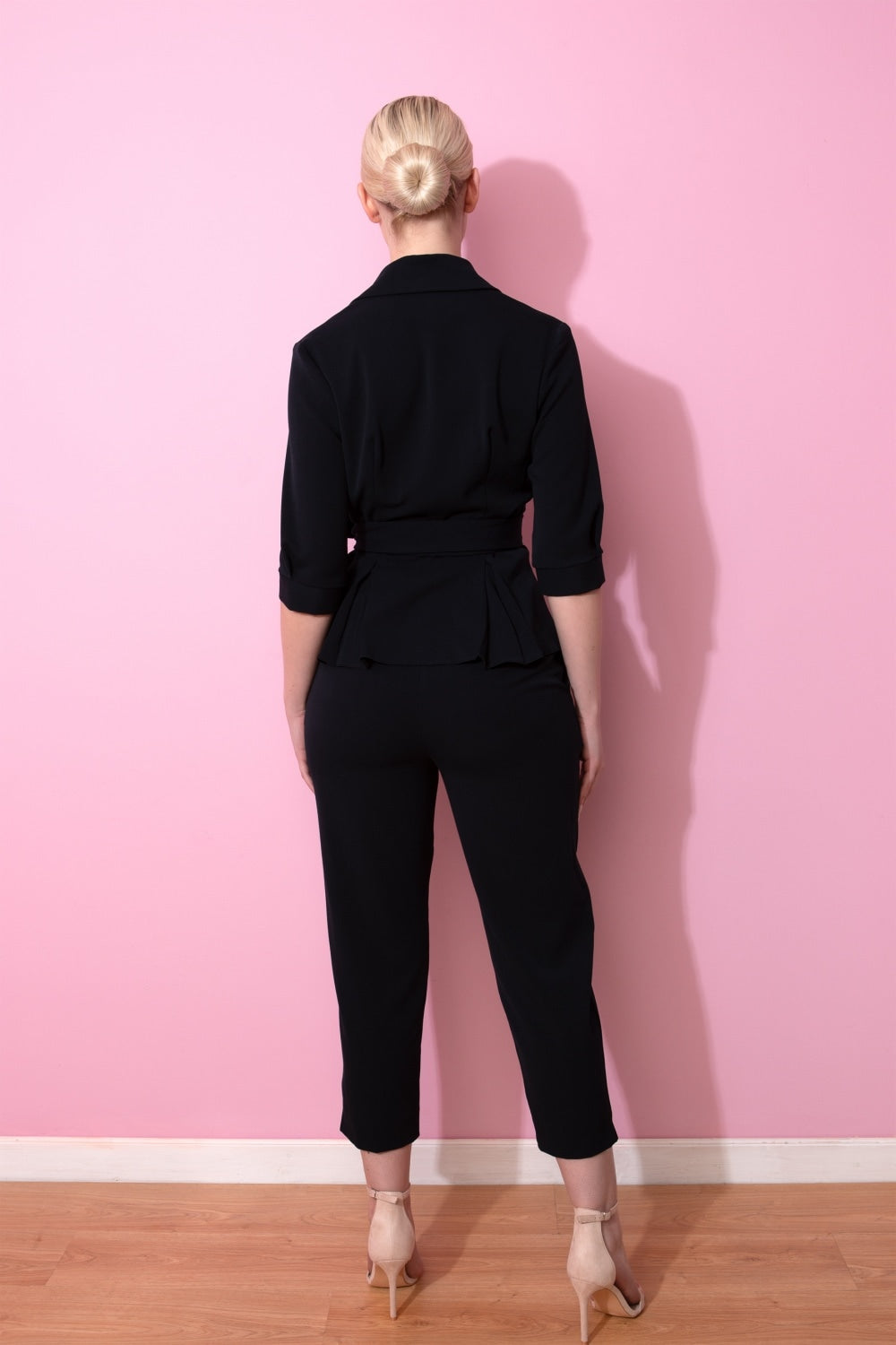 Cigarette Pants in Stretch Twill