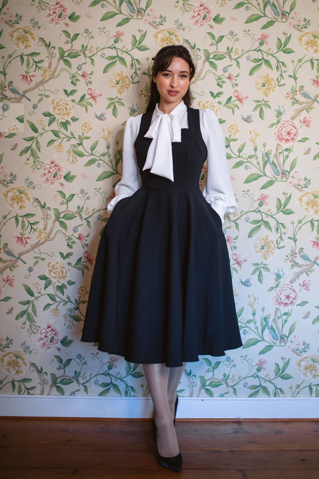 Kirstin Pinafore Midi Dress