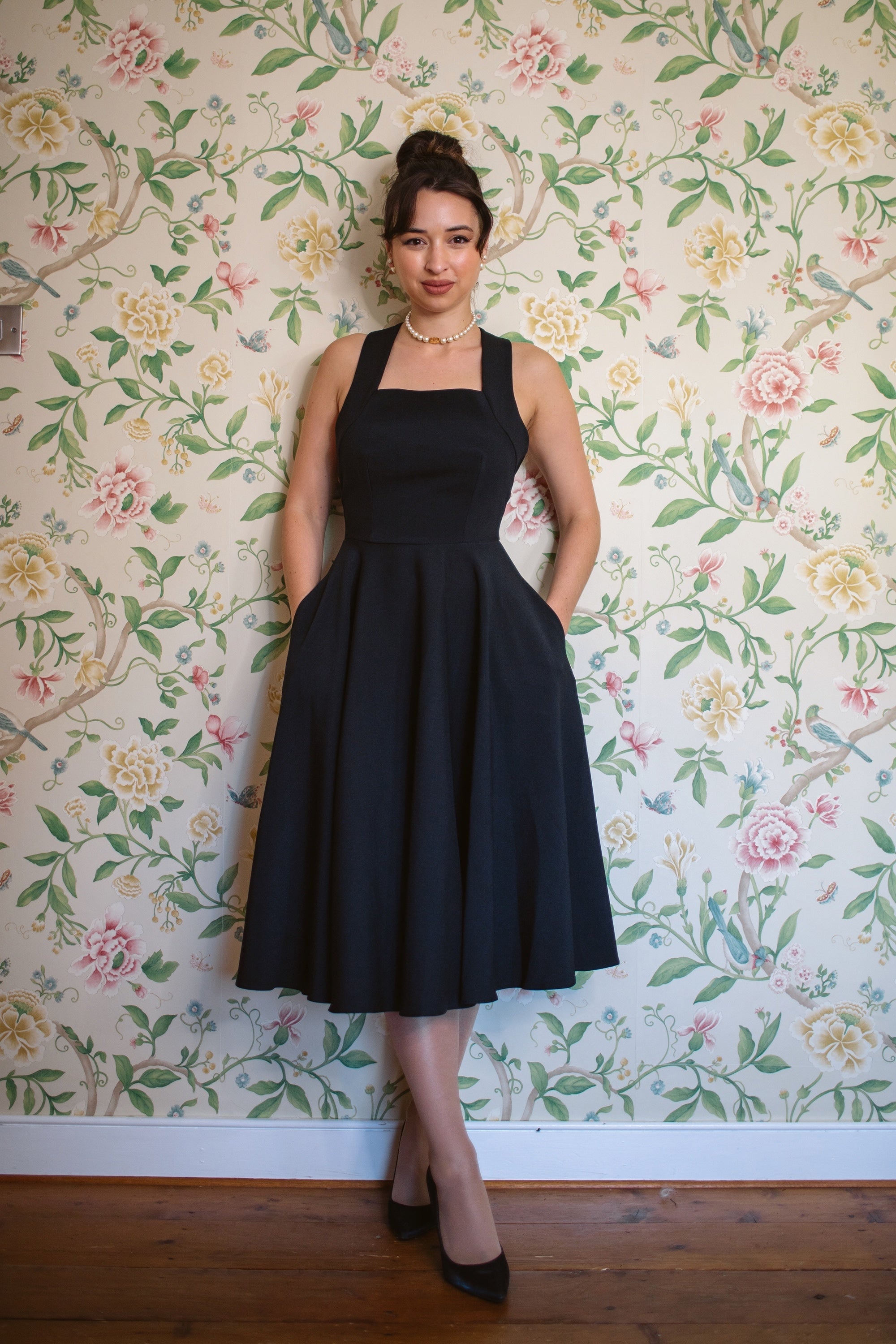 Kirstin Pinafore Midi Dress