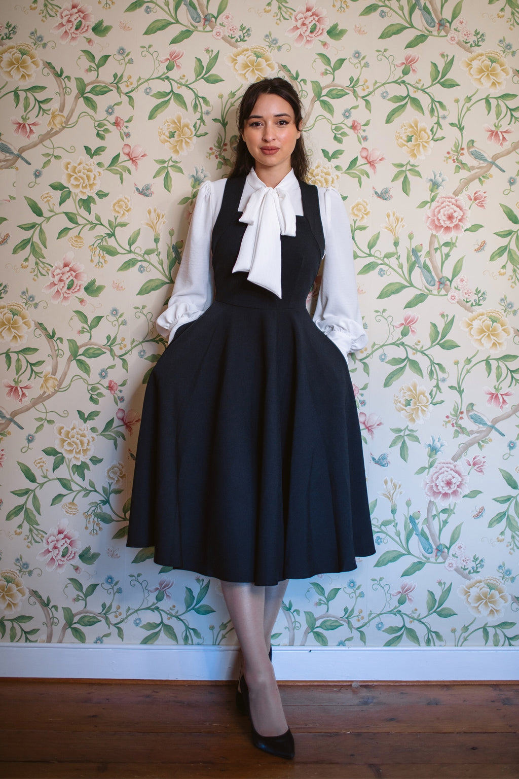 Kirstin Pinafore Midi Dress