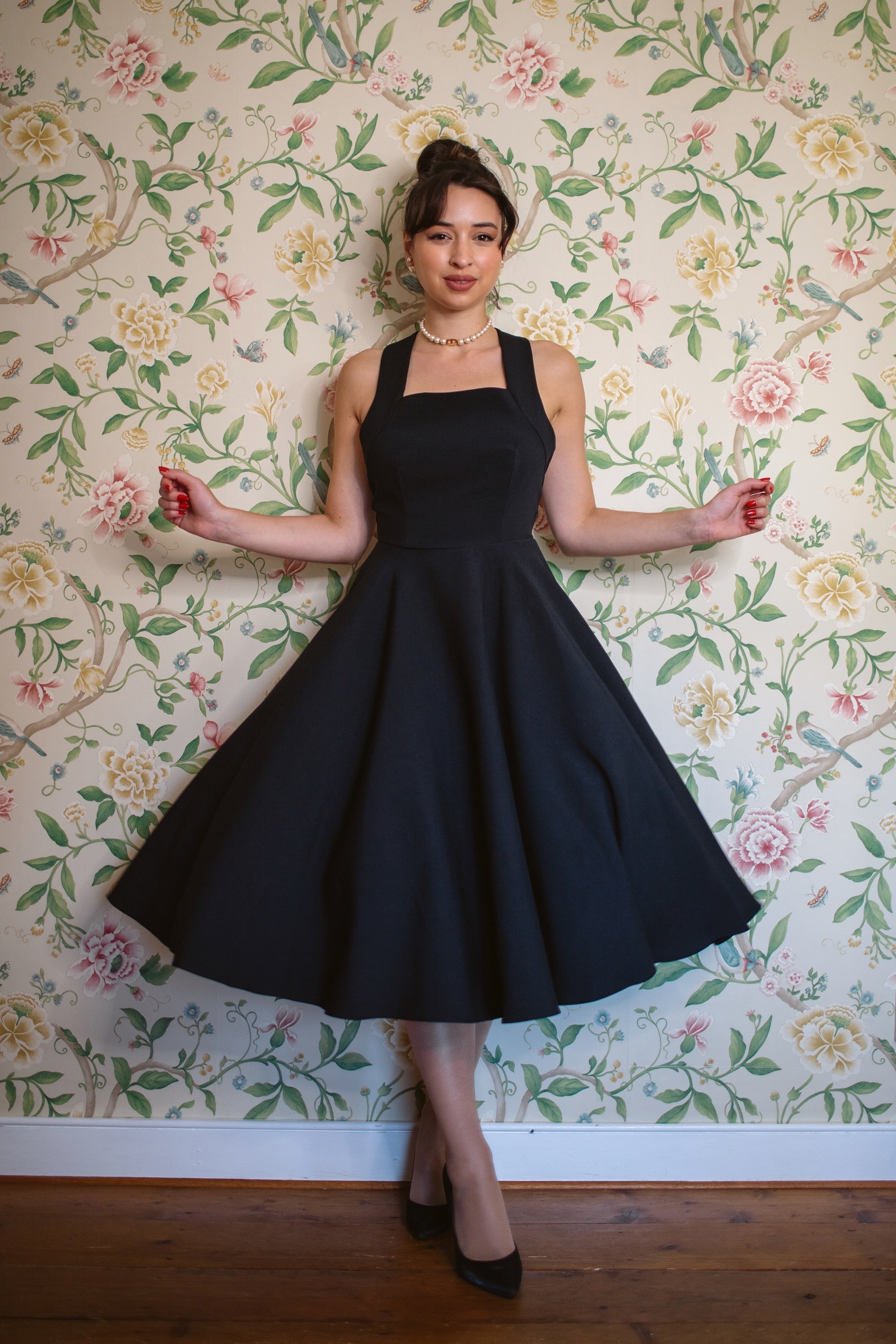 Kirstin Pinafore Midi Dress