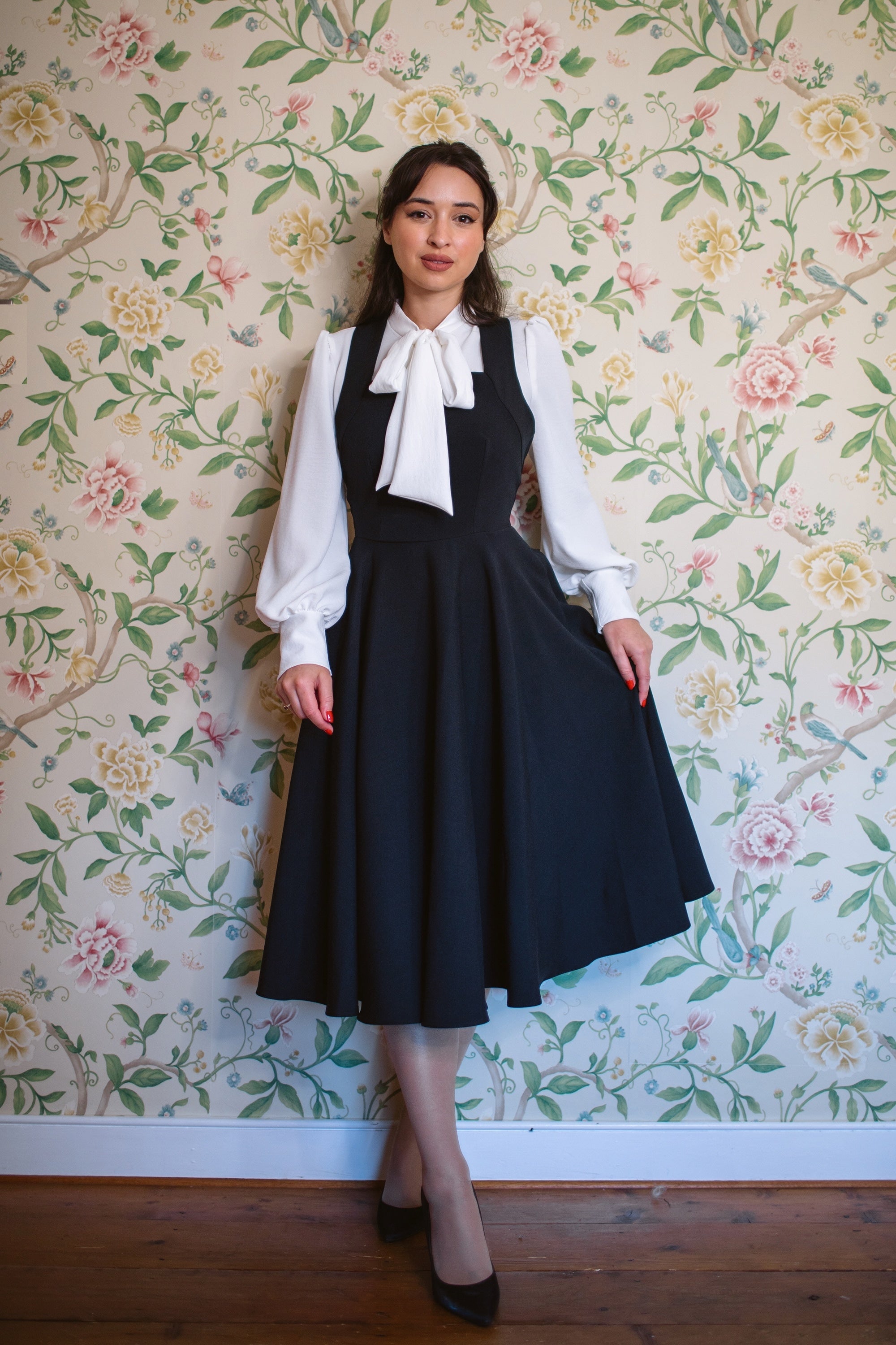 Kirstin Pinafore Midi Dress