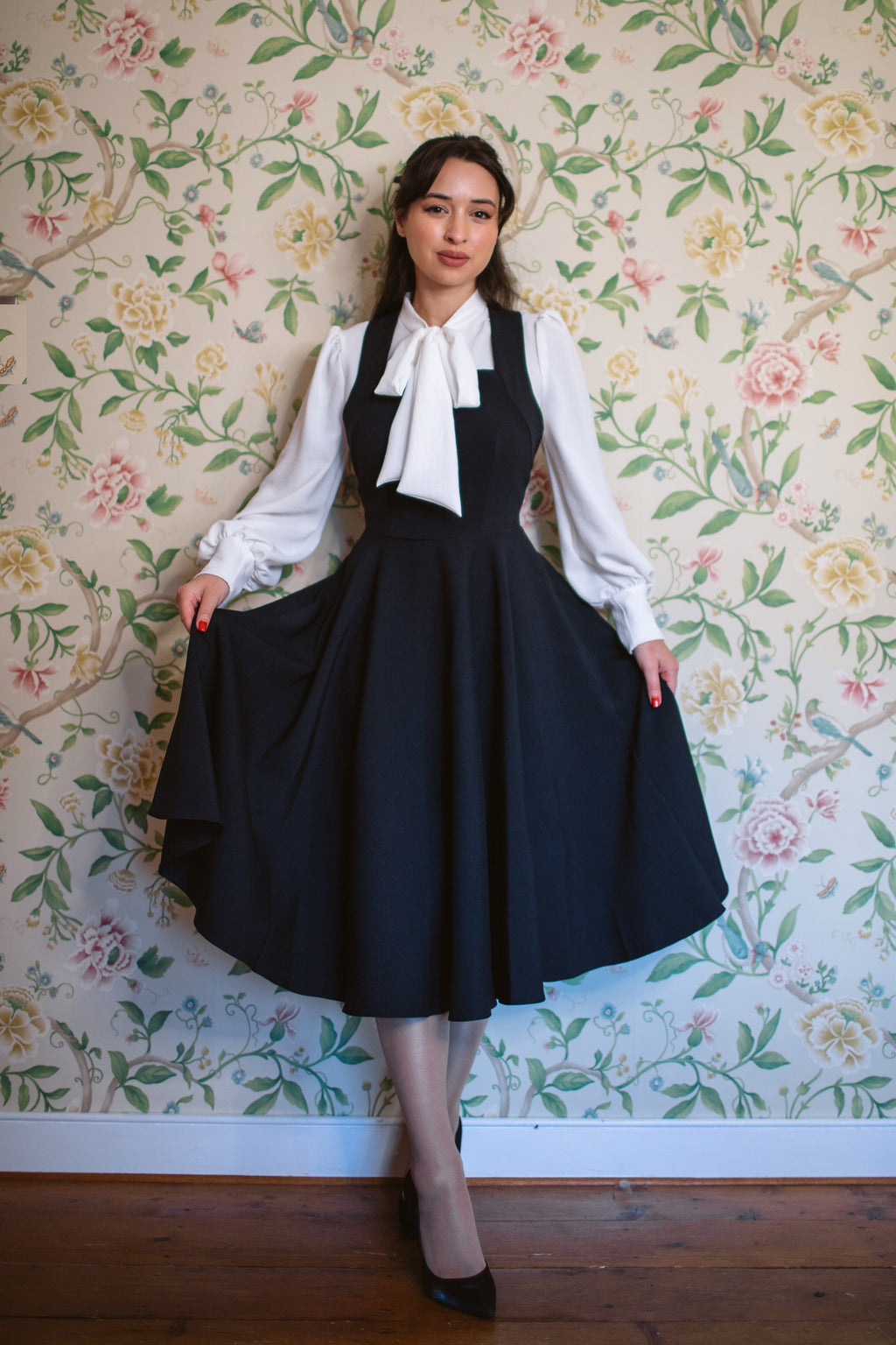 Kirstin Pinafore Midi Dress