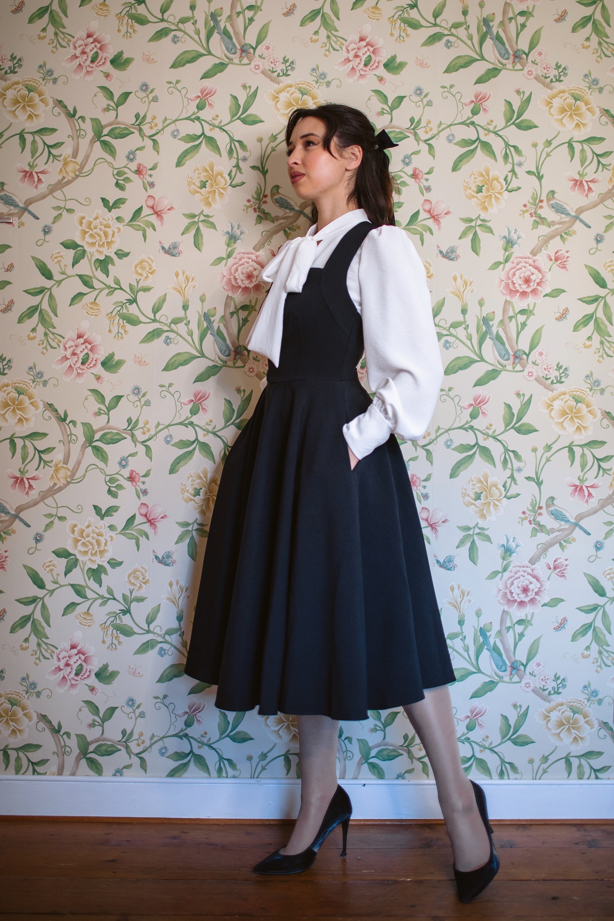 Kirstin Pinafore Midi Dress
