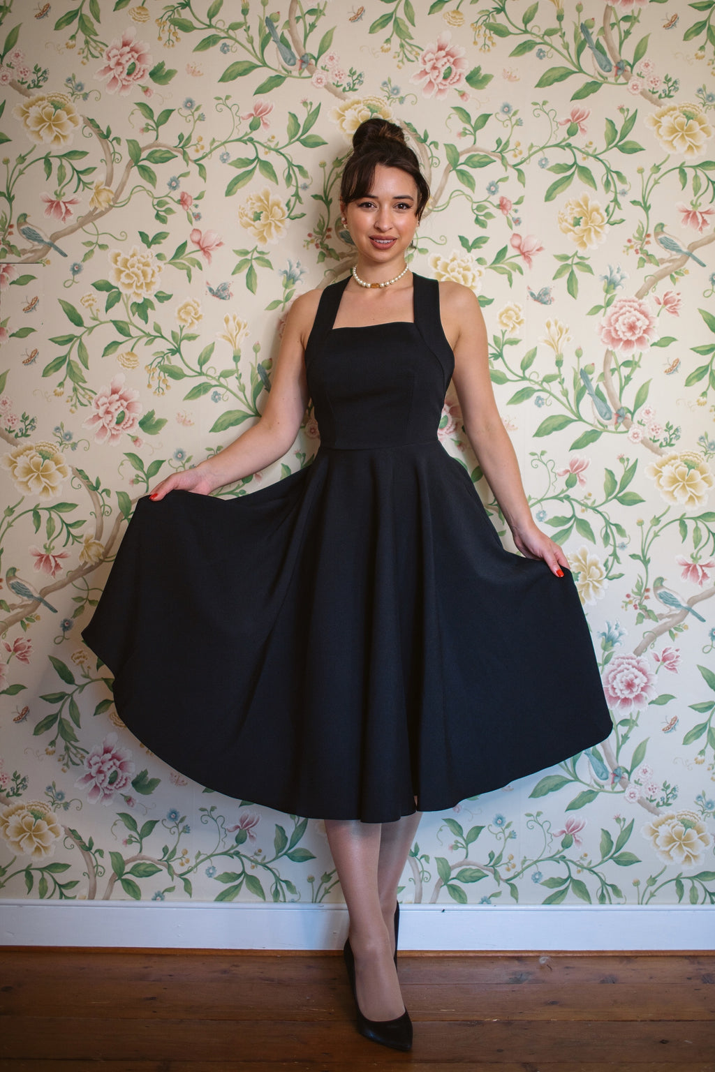 Kirstin Pinafore Midi Dress