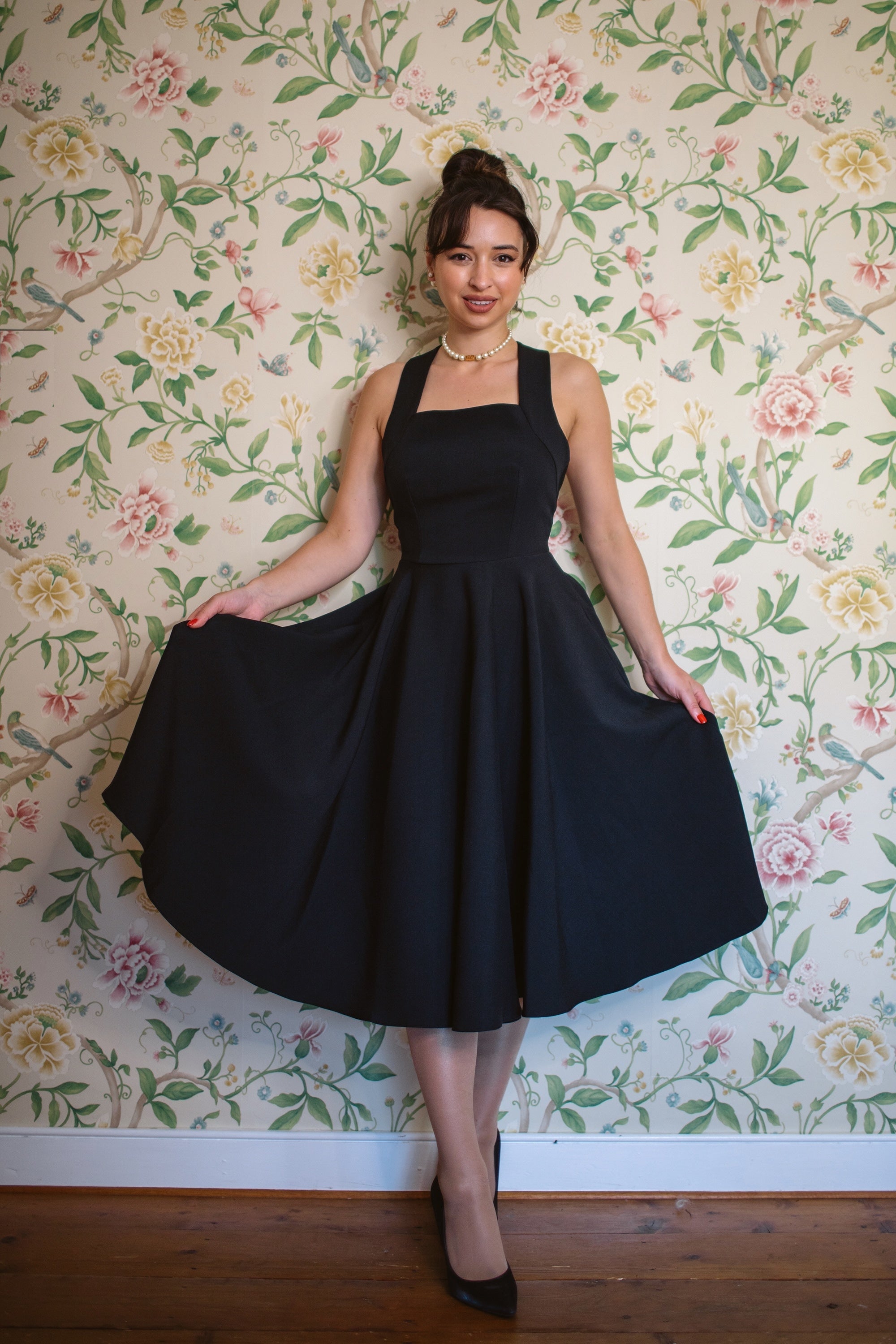 Kirstin Pinafore Midi Dress