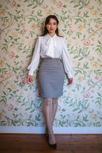 Natasha Dogtooth Petite Pencil Skirt