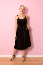 Priscilla Velvet Midi Dress
