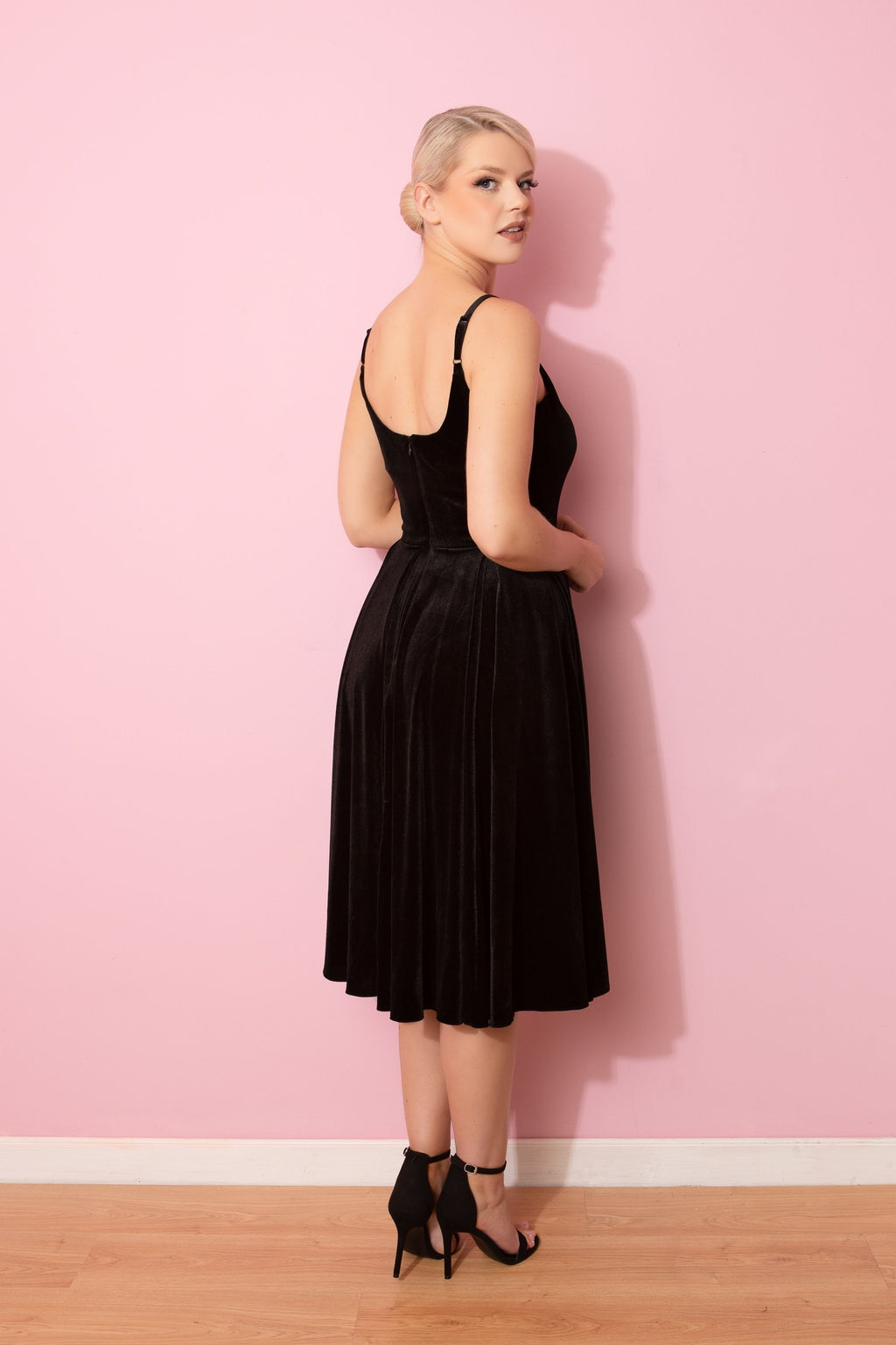 Priscilla Velvet Midi Dress