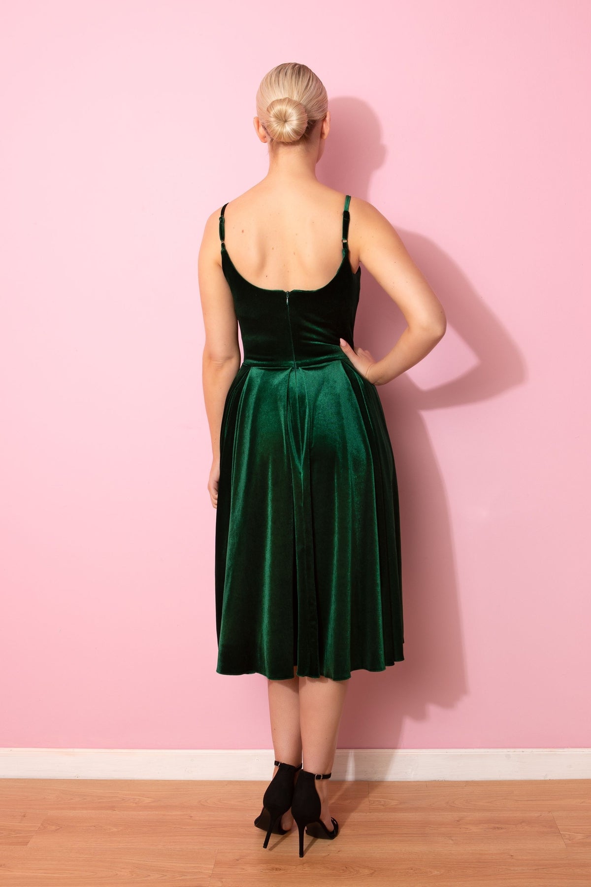Priscilla Velvet Midi Dress