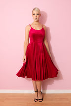 Priscilla Velvet Midi Dress