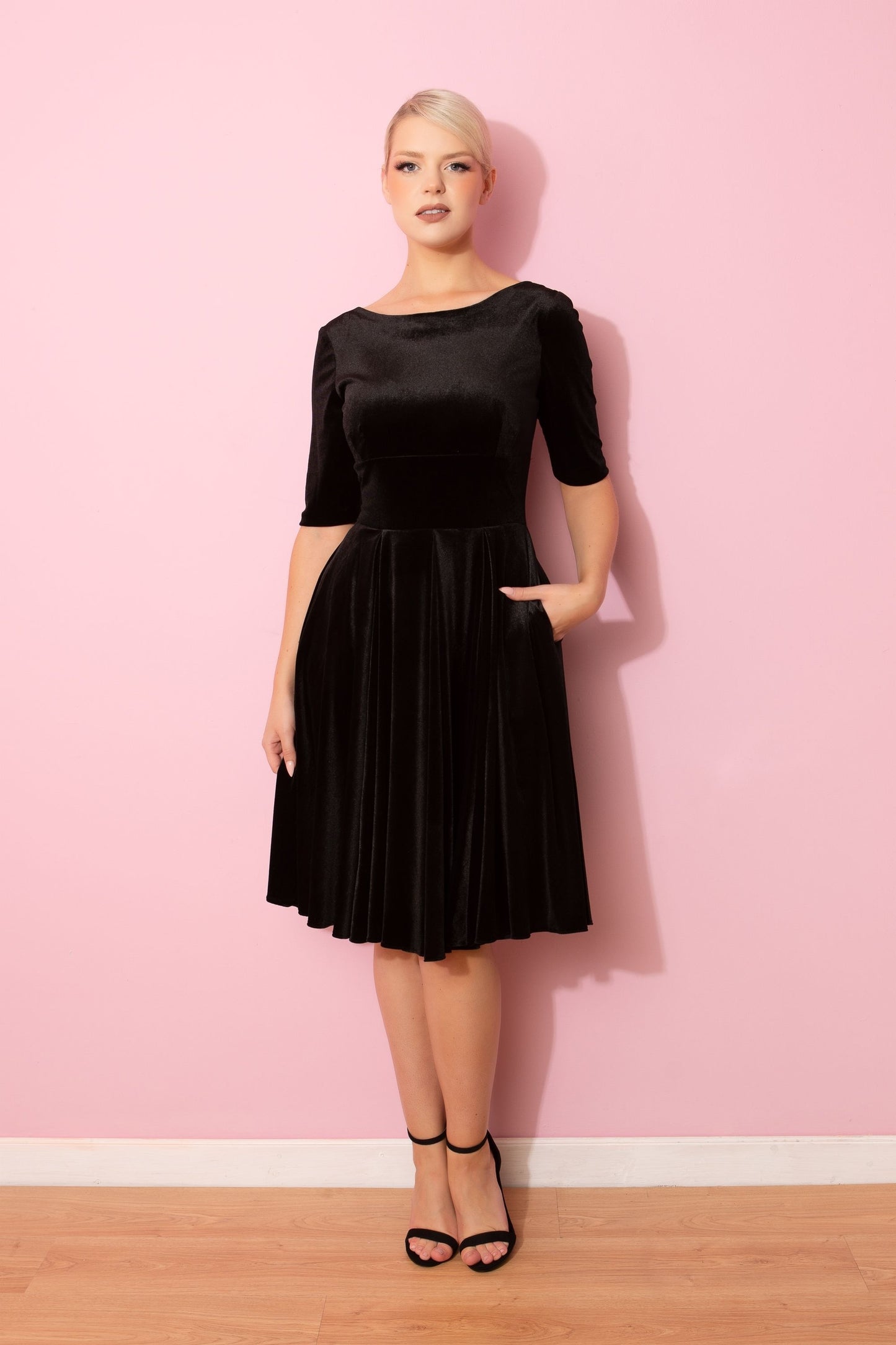 Hepburn Velvet Signature Dress