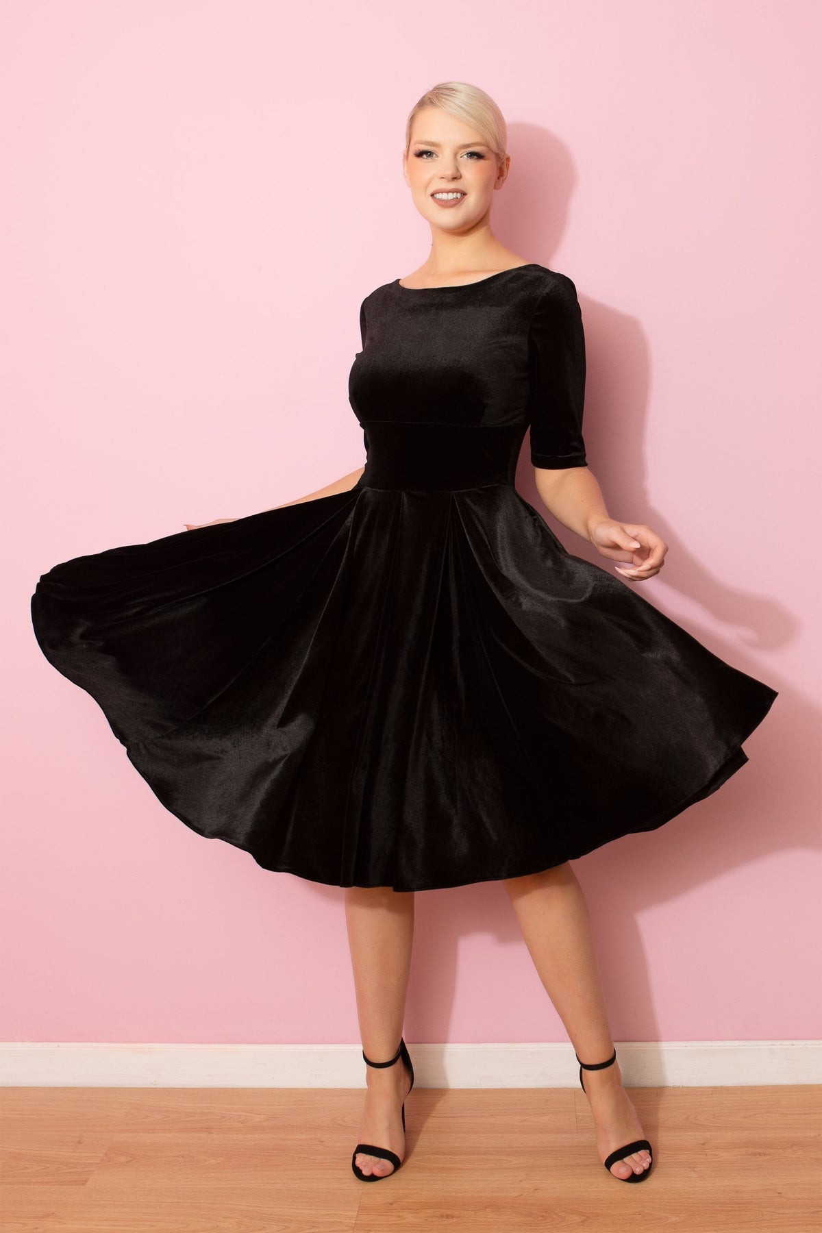 Hepburn Velvet Signature Dress