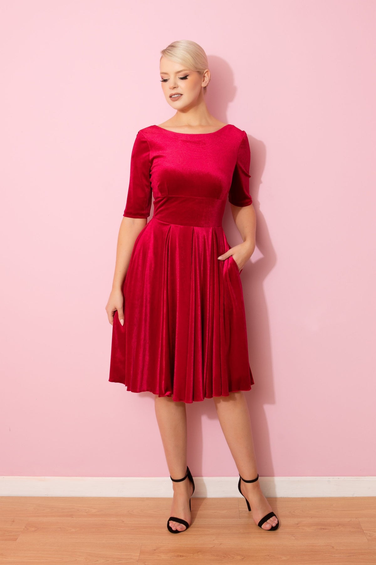Hepburn Velvet Signature Dress