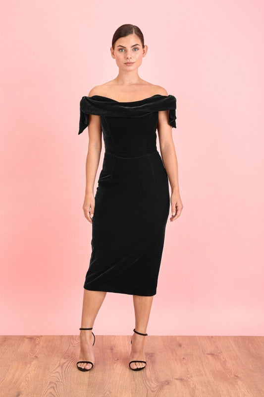 Tilly Velvet Pencil Dress