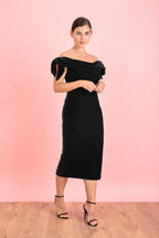 Tilly Velvet Pencil Dress