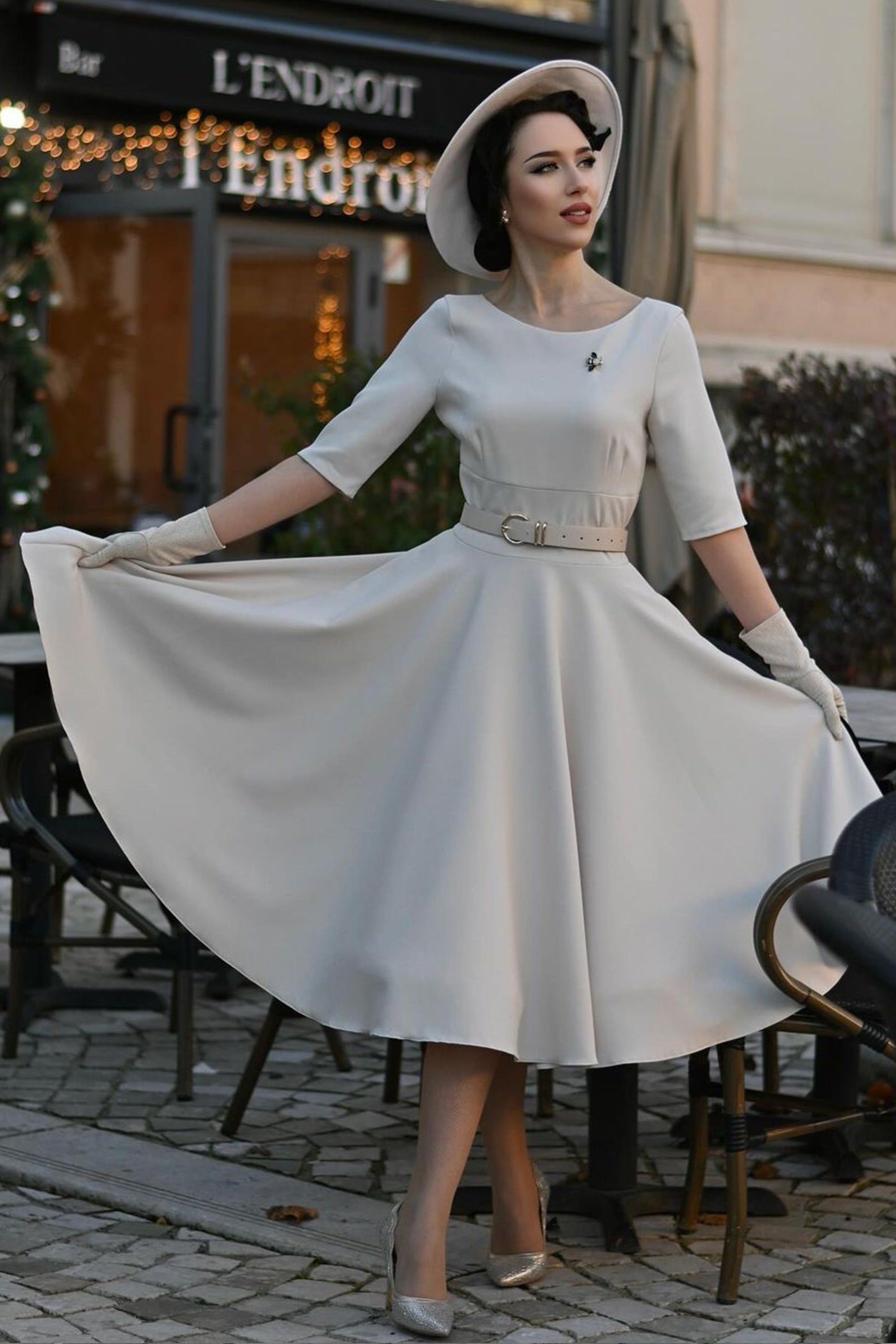 Hepburn Swing Dress
