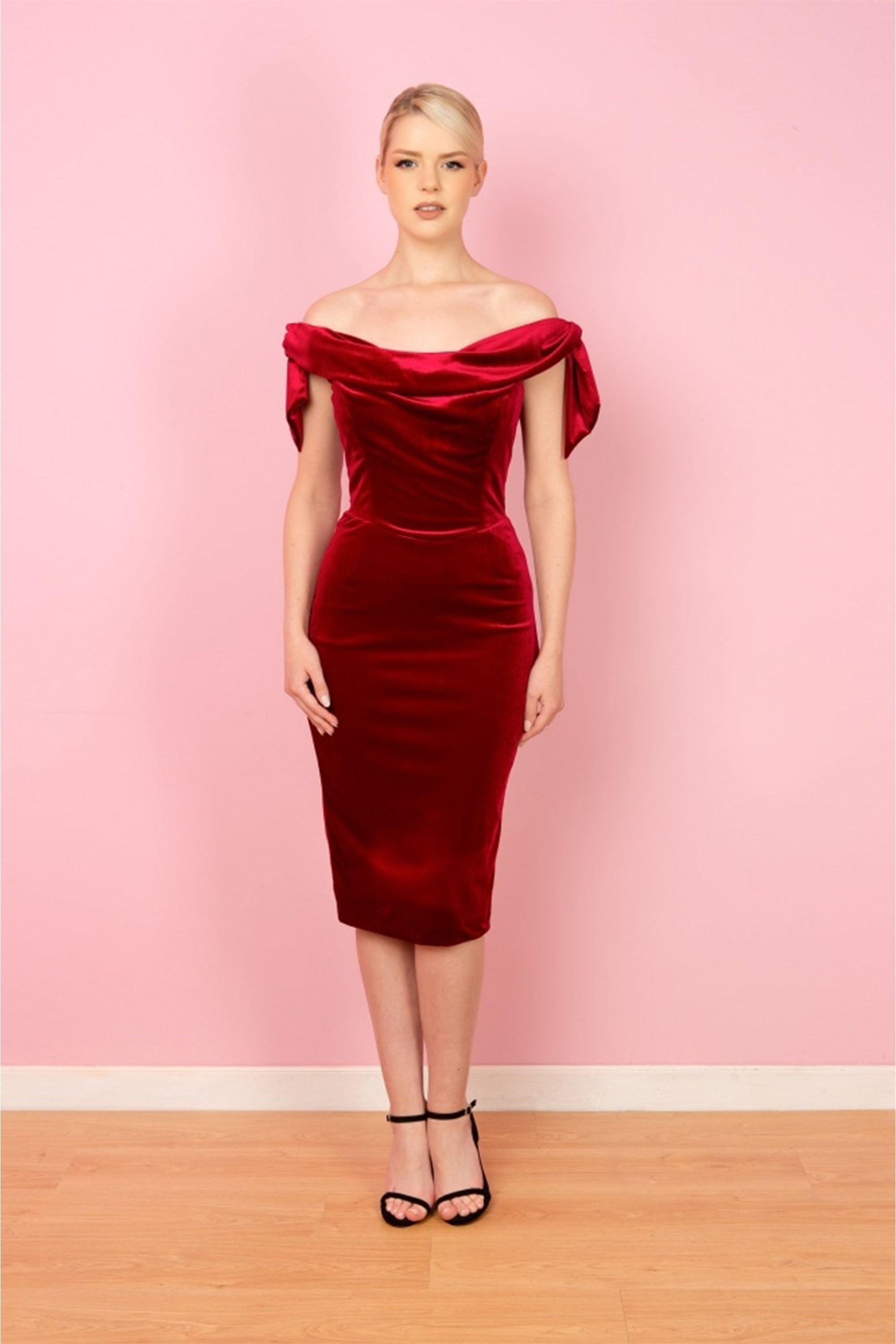 Tilly Velvet Pencil Dress