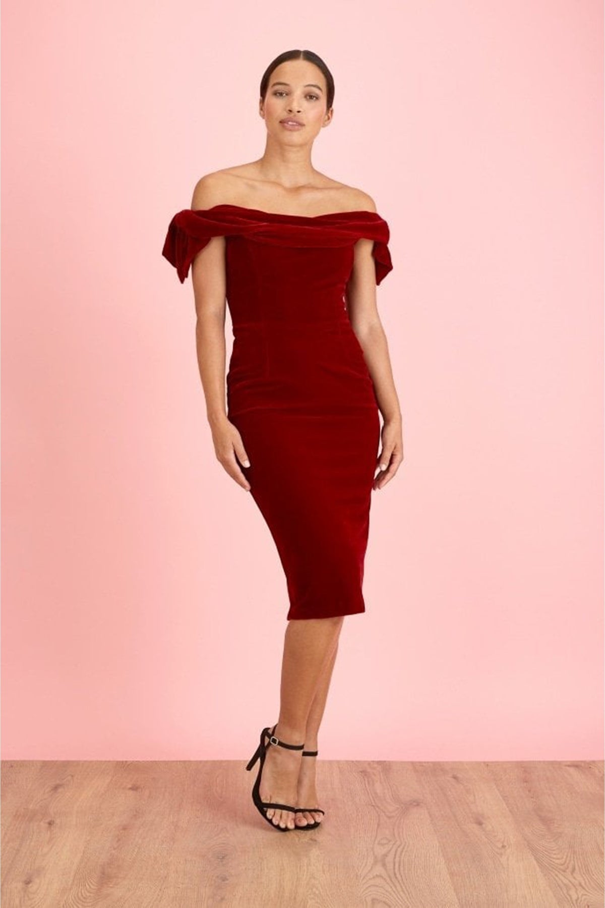 Tilly Velvet Pencil Dress